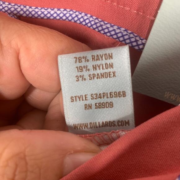 Class Club Pants Youth Boys 18 Stretch Modern Fit Wash Red Formal School - Picture 5 of 8